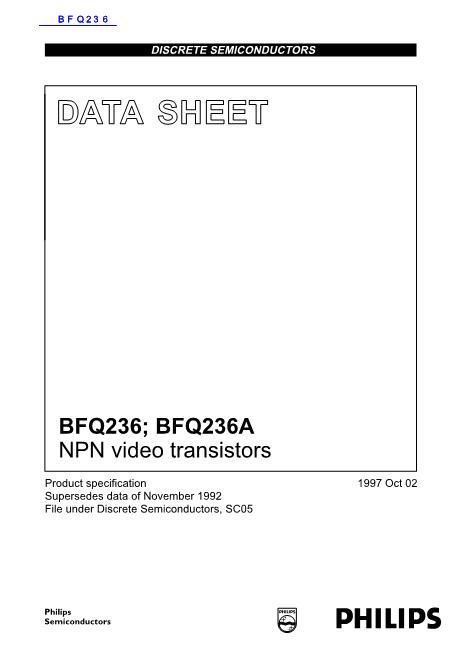 BFQ236數(shù)據(jù)手冊封面
