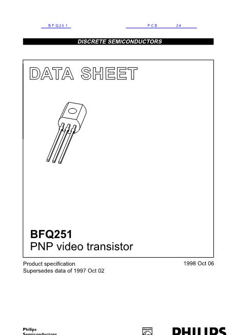 BFQ251數(shù)據(jù)手冊封面
