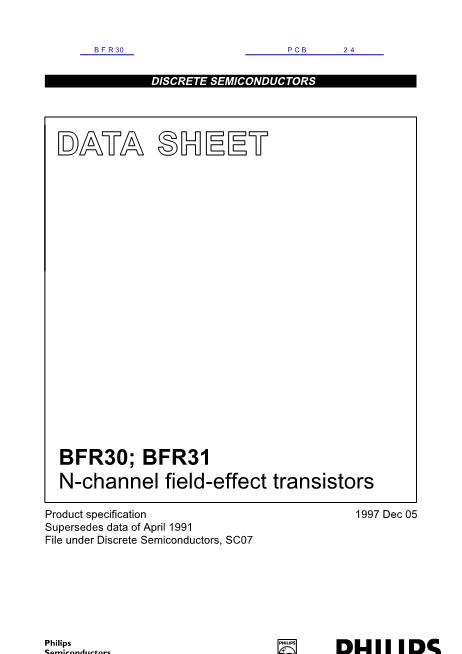 BFR30数据手册封面
