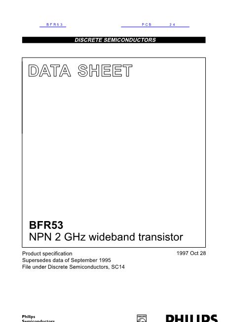 BFR53数据手册封面