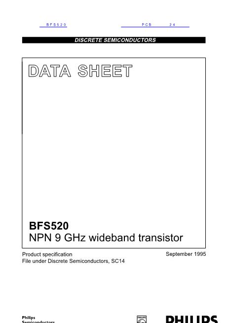BFS520数据手册封面