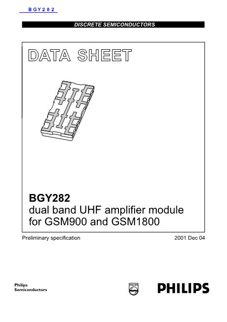 BGY282数据手册封面