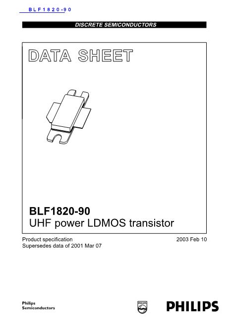 BLF1820-90数据手册封面
