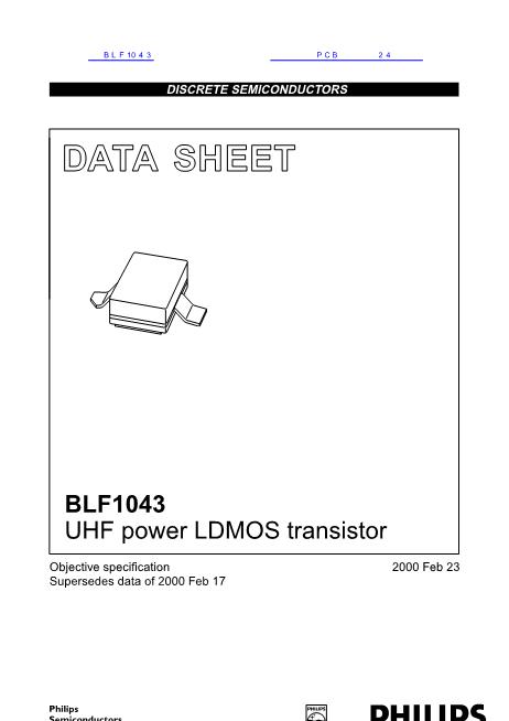 BLF1043数据手册封面