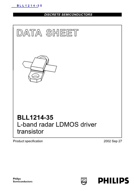 BLL1214-35數(shù)據(jù)手冊(cè)封面