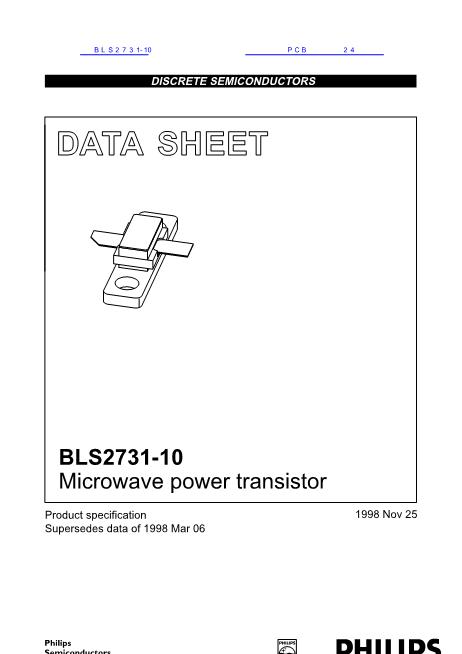 BLS2731-10數(shù)據(jù)手冊(cè)封面