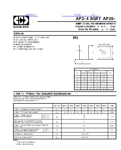 BR305數(shù)據(jù)手冊封面