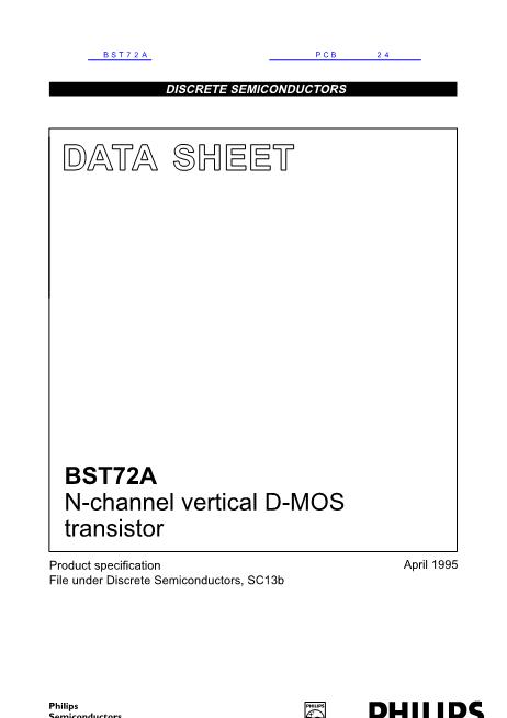 BST72A數(shù)據(jù)手冊(cè)封面