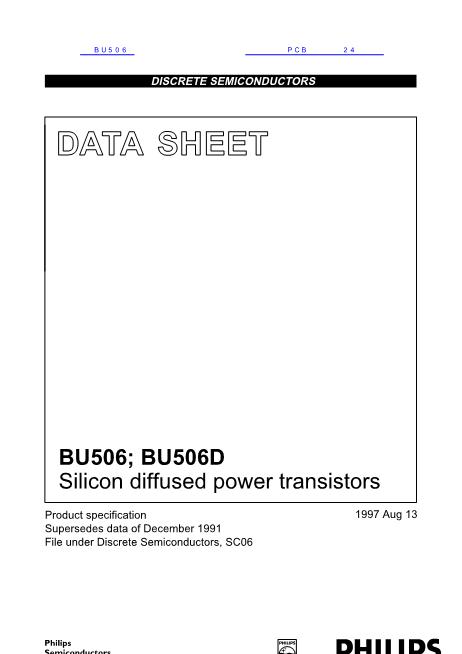 BU506数据手册封面