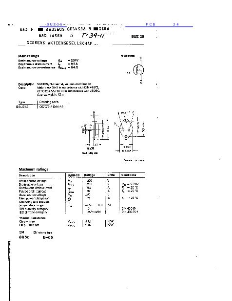 BUZ35數(shù)據(jù)手冊(cè)封面