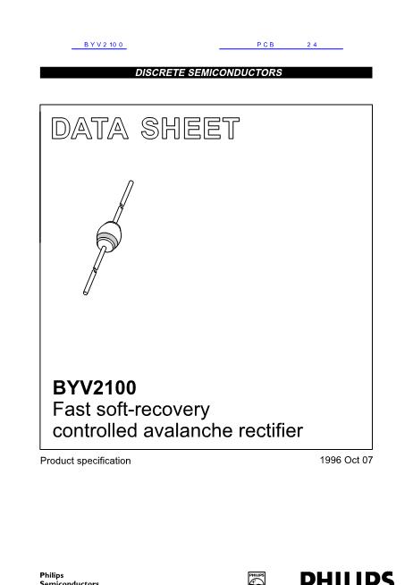 BYV2100数据手册封面