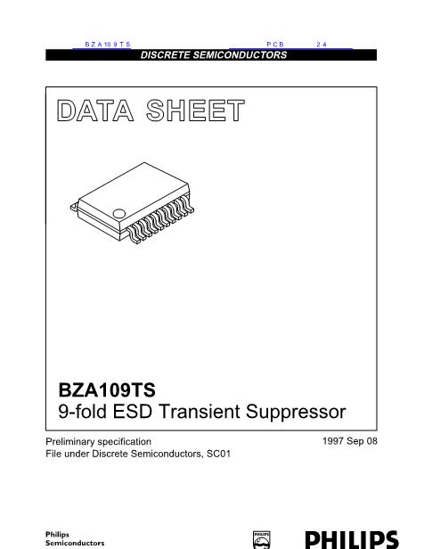 BZA109TS数据手册封面