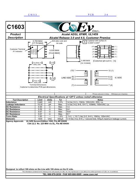 C1603數(shù)據(jù)手冊封面