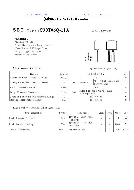C30T06Q-11A数据手册封面