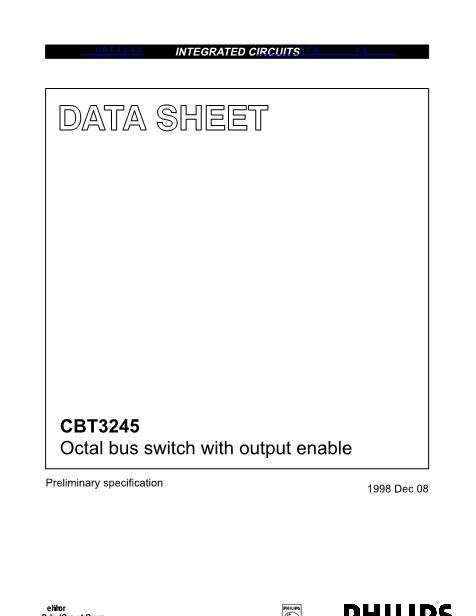 CBT3245数据手册封面