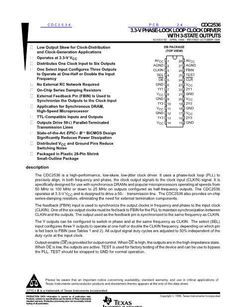 CDC2536數據手冊封面