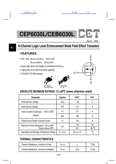 CEB6030L数据手册封面