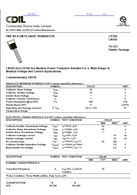 CN100數(shù)據(jù)手冊封面