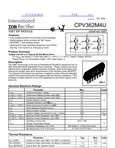 CPV362M4U数据手册封面