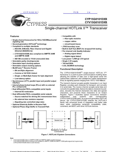 CYP15G0101數(shù)據(jù)手冊(cè)封面