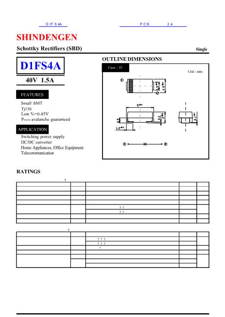 D1FS4A数据手册封面