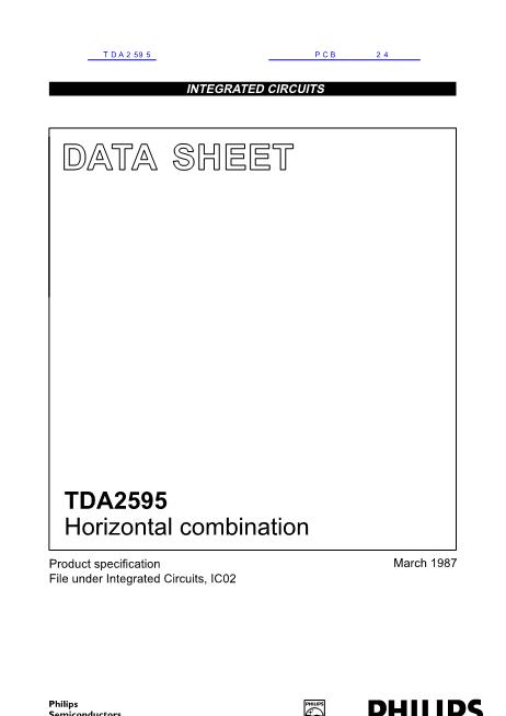 TDA2595数据手册封面