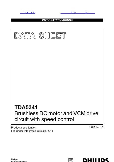TDA5341数据手册封面