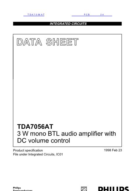 TDA7056AT数据手册封面