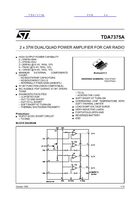 tda7375adatasheet