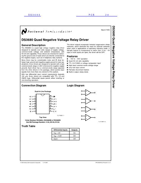 DS3680數(shù)據(jù)手冊封面