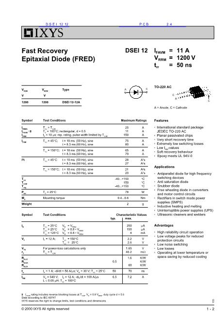 DSEI1212數(shù)據(jù)手冊(cè)封面