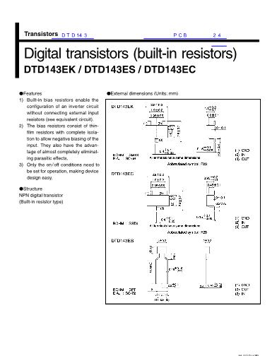 DTD143數(shù)據(jù)手冊(cè)封面