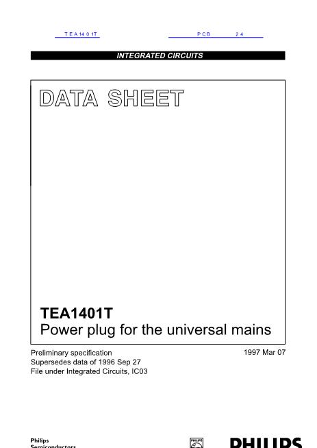 TEA1401T数据手册封面