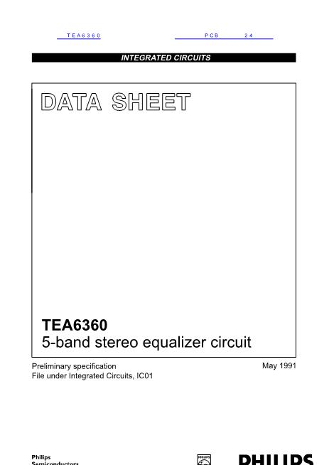TEA6360数据手册封面