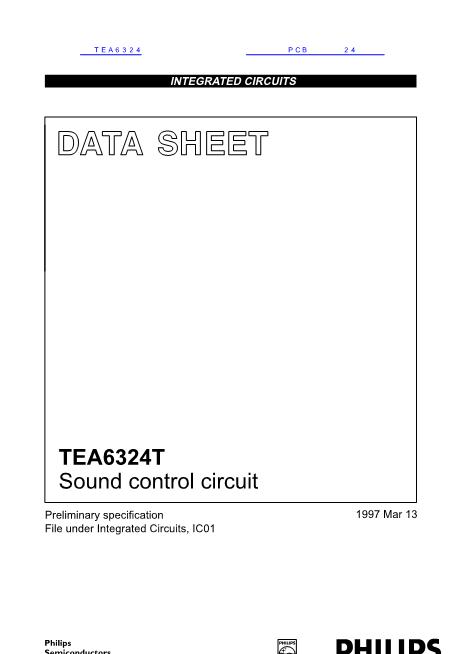TEA6324数据手册封面