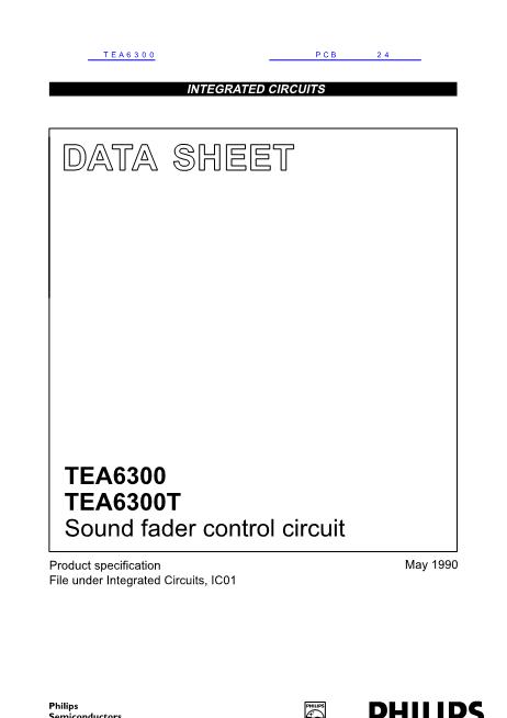 TEA6300数据手册封面