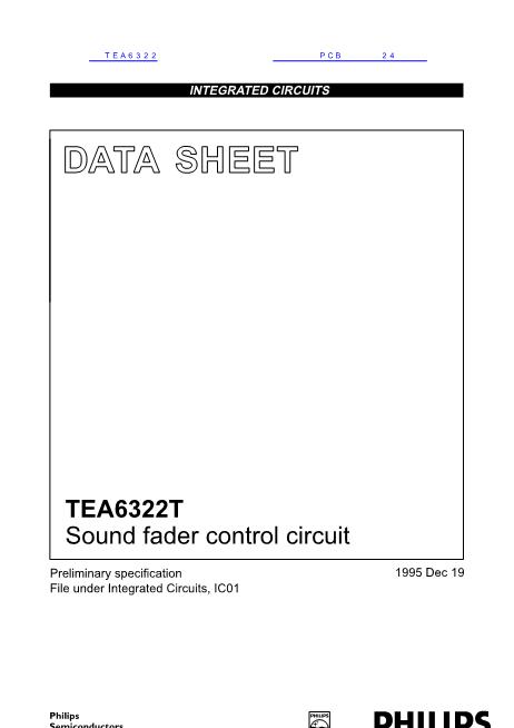 TEA6322数据手册封面