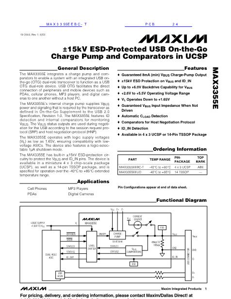 MAX3355EEBC-T數(shù)據(jù)手冊封面
