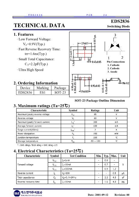 EDS2836數(shù)據(jù)手冊封面