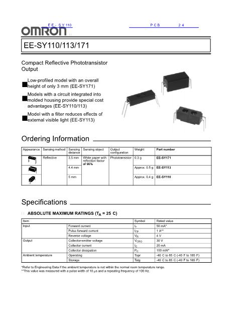 EE-SY110数据手册封面