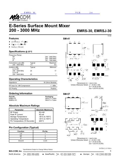 EMRS-30數(shù)據(jù)手冊(cè)封面