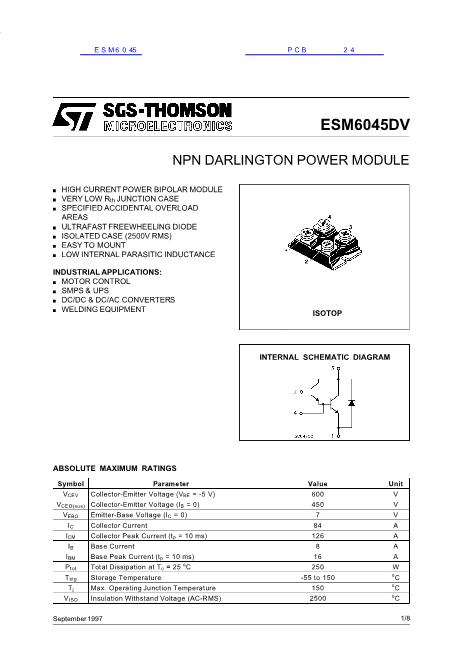 ESM6045数据手册封面