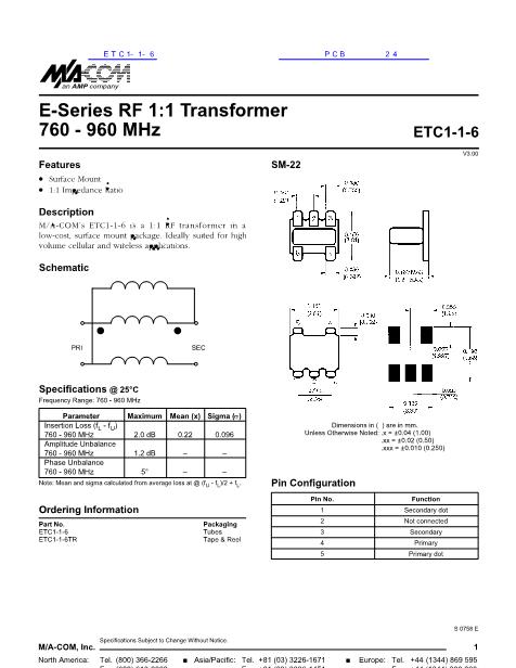 ETC1-1-6数据手册封面