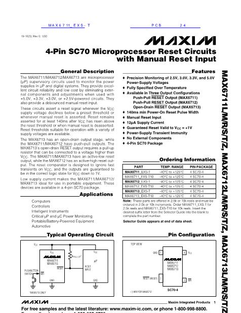 MAX6711_EXS-T數(shù)據(jù)手冊(cè)封面