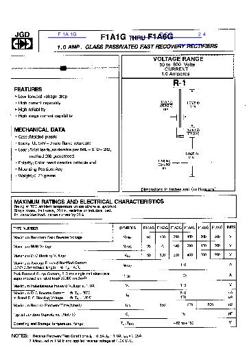 F1A1G數(shù)據(jù)手冊(cè)封面
