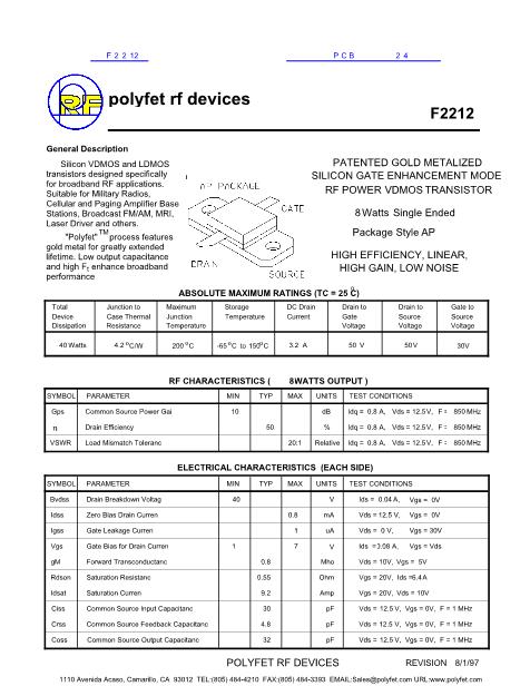 F2212數(shù)據(jù)手冊封面