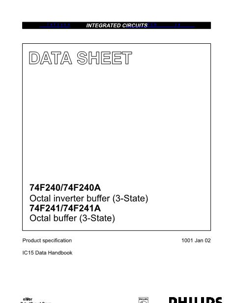 74F240A数据手册封面