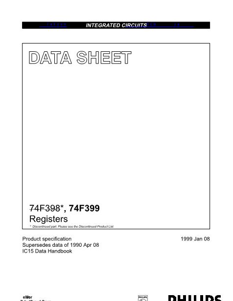 74F399数据手册封面