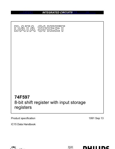 74F597数据手册封面