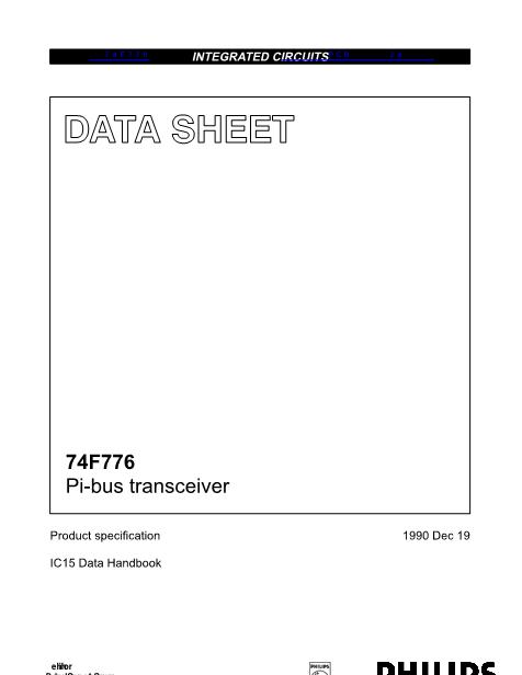 74F776数据手册封面